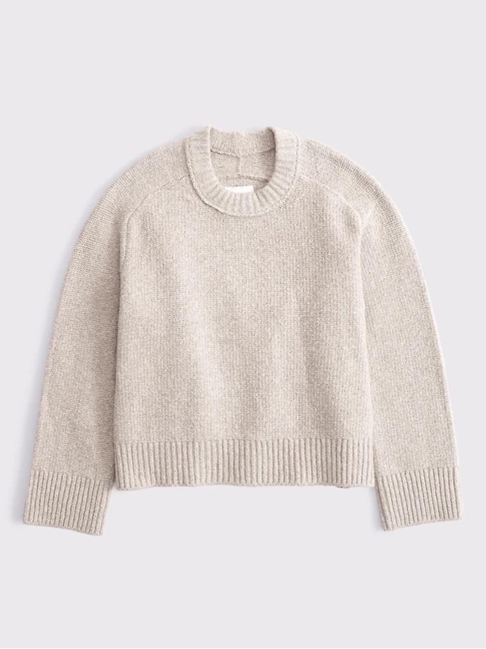 NWOT - Abercrombie Madeline Textural Crew Sweater